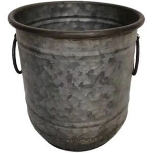 Gardenesque Metal Bucket Plant Pot - W19 X H21 Cm