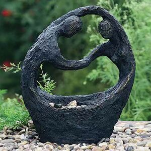 Gardenesque Entwined Couple   Water Feature