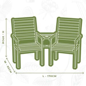 Gardenesque Heavy Duty Love Seat   Furniture Cover