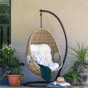 Gardenesque Swinging Rattan Woven Garden Egg Chair