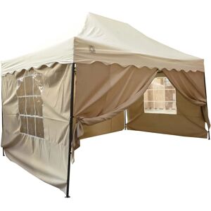 Gardenesque Heavy Duty with Sides & Roof   Gazebo Tent