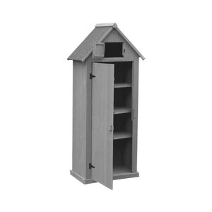 Gardenesque Grey Garden Tool Shed with Shelves