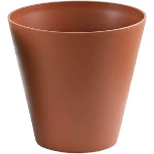 Gardenesque Clay Recycled Plastic Self-Watering Plant Pot