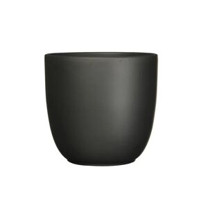 Gardenesque Matt Black Ceramic Indoor Plant Pot   W31xH28cm