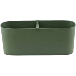 Gardenesque 50cm Green Recycled Plastic Self-Watering Trough Planter