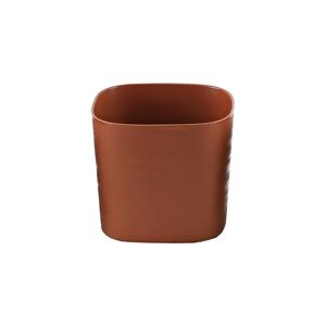 Gardenesque Clay Recycled Plastic Self-Watering Planter - W24xL24xH21cm