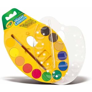 Crayola   Set of paints   Palette of watercolors 12 pcs with a brush