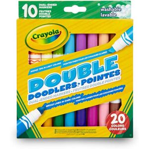 Crayola   Set of markers   Double-sided markers (washable), 10 pcs