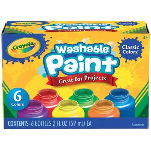 Crayola   Set of paints   Classic in bottles (washable) 6 pcs