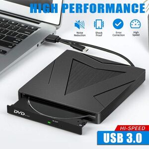 Happy family External DVD Drive USB 3.0 Cable Portable CD DVD RW Drive Writer Burner Optical Player Compatible For Laptop Desktop IMac