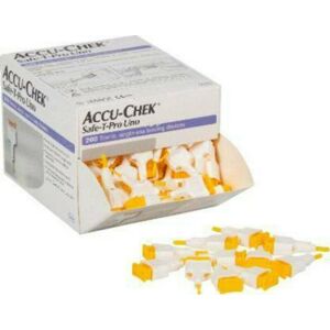 Accu-Chek Safe-T-Pro Uno Glucometer Lancets (200) FREE SHIPPING WORLDWIDE