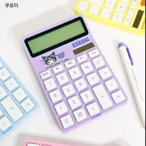 Sanrio Characters' colorful and cute calculator, Kuromi