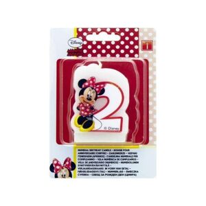Disney Number 2 Minnie Mouse Candle