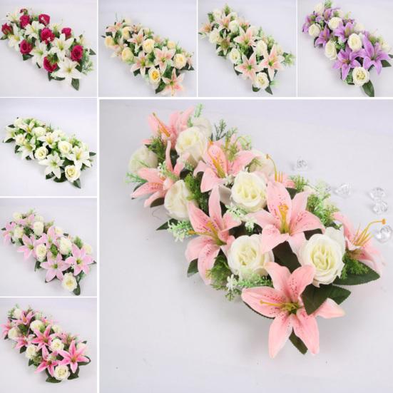 Bluelans flower decoration Durable Fake Floral Realistic DIY Delicate