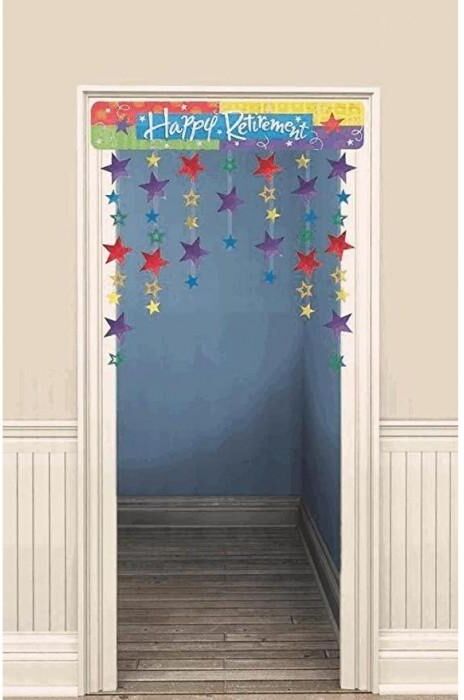 Amscan Happy Retirement Stars Doorway Decoration