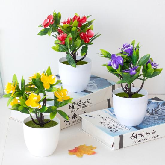 Bluelans flower decoration Beauty Artificial Plant Precisely Detail Multicolor Exquisite