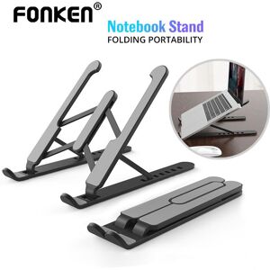 FONKEN Universal Portable Laptop Stand Foldable Support Base Notebook Stand For Macbook Pro Lapdesk Computer Laptop Holder Cooling Bracket Riser