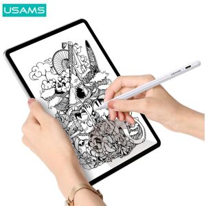 USAMS Tilt Sensitive Active Capacitive Screen Stylus Tablet Touch Pen For iPad Air Pro IOS Android Tablet Apple Pencil 1 2 3