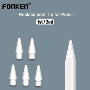 Fonken For Apple Pencil Tip Spare Nib Replacement Tip For Apple Pencil 1st 2nd Nib Stylus Pen Tip
