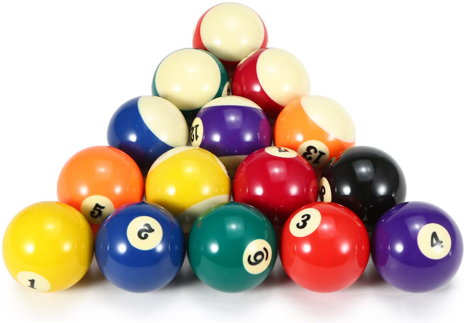 TOMTOP JMS 52.5mm Adult Billiard Ball Pool Ball Set Full Size American Standard Billiard Ball Set 16 Ball