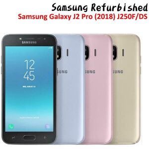 Samsung Refurbished Samsung Galaxy J2 Pro 2018 J250F/DS Smartphones 16GB ROM 2GB RAM Dual SIM Android Cellphone Touch Screen Mobile Phone