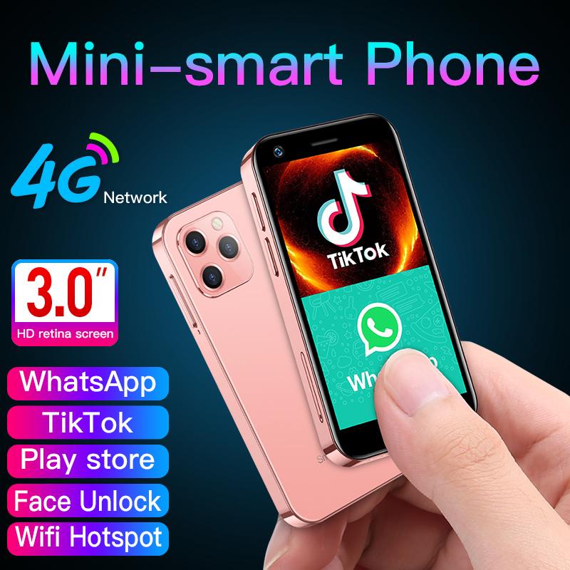 SOYES XS12 Super Mini Phone 4G LTE 3GB 64GB Android  9.0 Octa Core 3.0 Inch 5MP /13MP Camera Small Smartphone