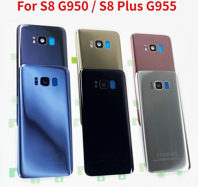 Electronic Repair Parts New Housing For Samsung Galaxy S8 G950 G950F S8+ Plus G955 G955F Back Battery Rear Door  Replacement with