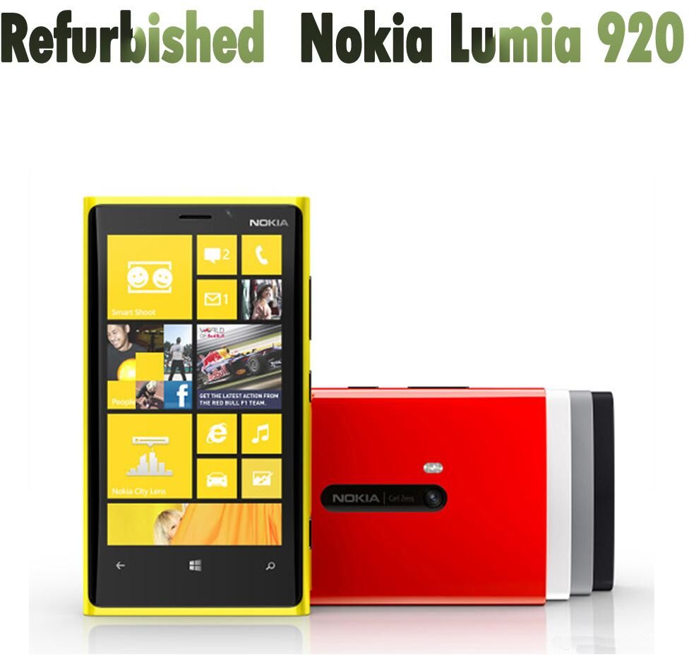 Refurbished Nokia Unlocked Original Nokia Lumia 920 GPS WiFi 32GB ROM 1GB RAM 8MP Camera Mobile Phone