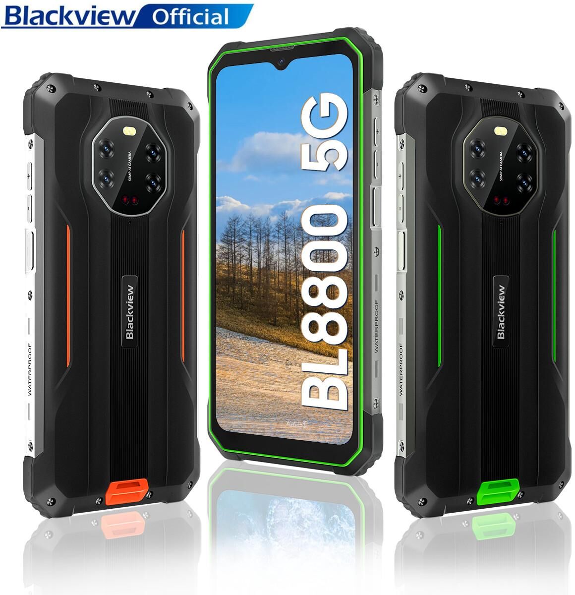 Blackview BL8800 5G Rugged Phone Thermal Imaging Camera FLIR Smartphone 6.58" 8GB+128GB 8380mAh Cell Phone