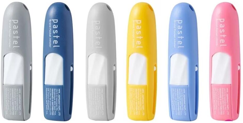 HAAR Health & Beauty Pastel Brand Pocket Inhaler 2 ml. x 6 pcs