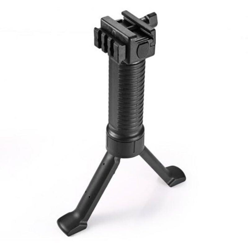 HOD Health&Home Foldable Retractable Vertical Bipod Foregrip Black
