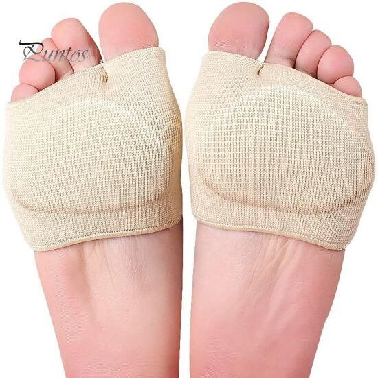 Health Caring 1 Pair Metatarsal Pad Covers Foot Pain Relief Gentle Compression Support Sleeves for Morton's Neuroma Blisters Diabetic Feet