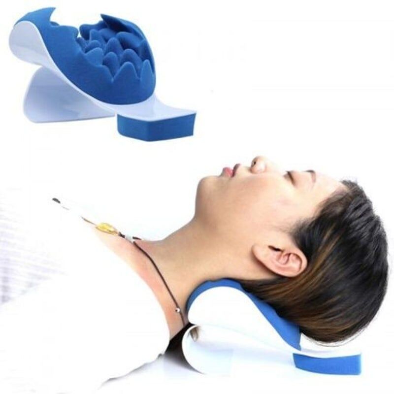 HOD Health&Home Neck Support Relaxer Shoulder Chiropractic Pillow Traction Stretcher Device Cervical Spine