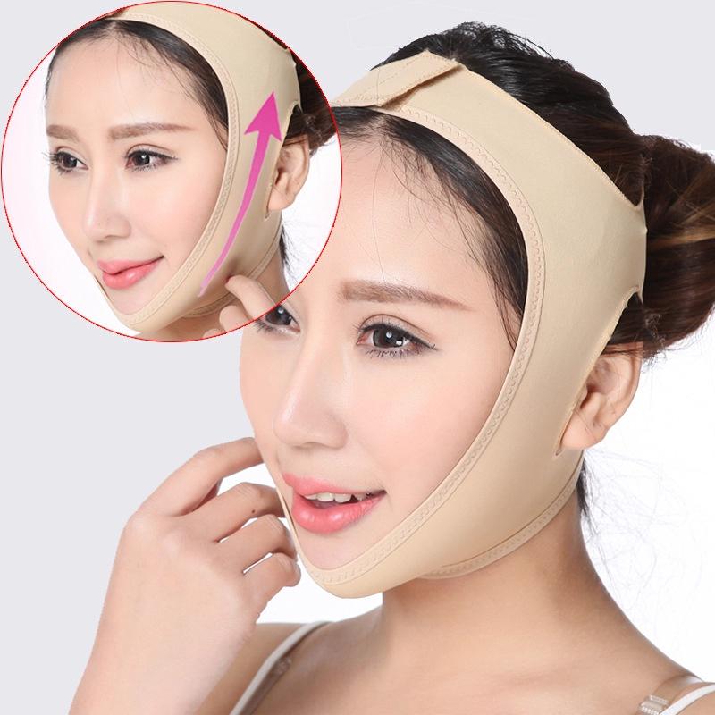 Saint Health Care Breathable face-lift bandage v face device sleep face mask