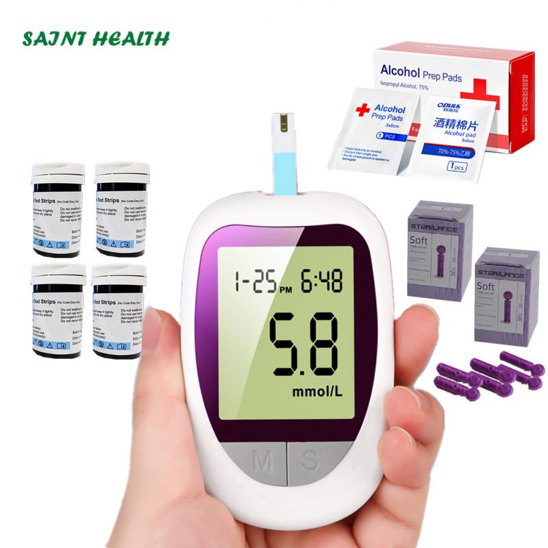 Saint Health KH-100 Blood Glucose Meter Glucometer Kit Blood Sugar Meter Diabetes Tester
