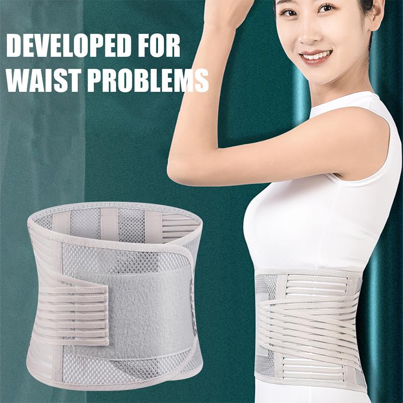 Fragrance Court Lumbar Support Waist Belt Health Therapy Breathable Back Spine Support Corset