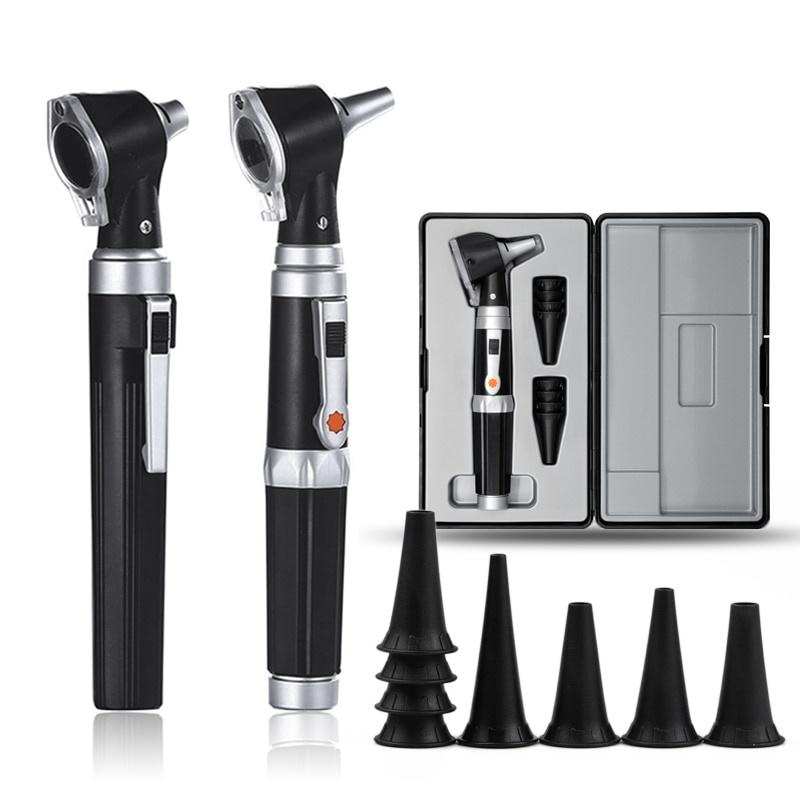 xly1818 Professional Otoscope Diagnostic Kit Medical Home Doctor Ent Ear Care Led Endoscope Portable Otoscope Ear Clean With 8 Tips