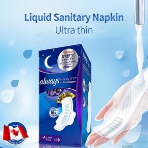 Always Whisper Liquid Sanitary Napkin Ultra-thin for Night 340mm Soft Naps for Women Comfortable Tampon Women Period Pad