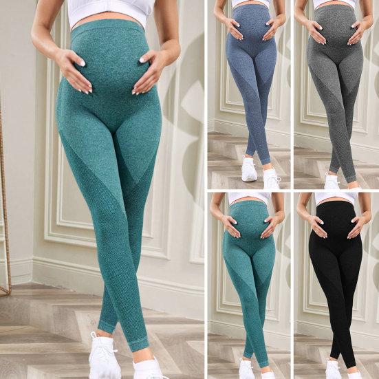 xunyuan Pregnancy Leggings High Waist Skinny Maternities Clothes Pregnant Women Belly Support Knitted Leggins Body Shaper