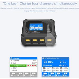 TOMTOP JMS UP9 Battery Balance Charger Discharger AC 100W DC 4X50W 4 Channels ISP LCD Balance Charger