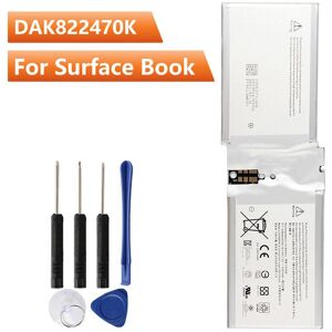 Original genuine accessories Replacement Tablet Battery DAK822470K G3HTA020H For Microsoft Surface Book 1703 2387mAh with Tools