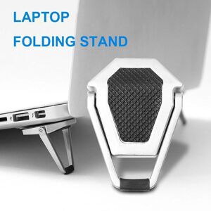 Smangang123 1 Pair Aluminium Alloy Laptop Stand Non-slip Cooling Holder Office Support for HP Dell Lenovo