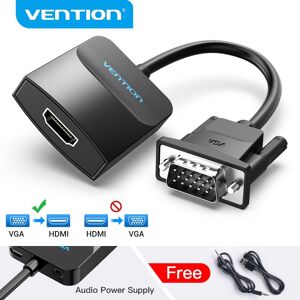 Vention VGA to HDMI Adapter With Audio Support 1080P for PC Laptop to HDTV Projector Video Audio Converter