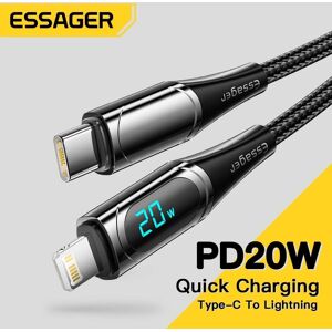 ESSAGER USB C Cable PD 20W USB Type C Cable For iPhone Charger Cable 13 12 11 XR Pro Max 3A Fast Charging Cable Type C Wire Cord