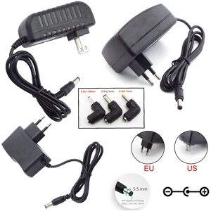 XHJ12 Right Angle Connector AC 220V to DC 5V 6V 9V 12V 15V Power Supply Adapter Charger 1A 2A 3A 5.5x2.1 3.5x1.35 DC Jack