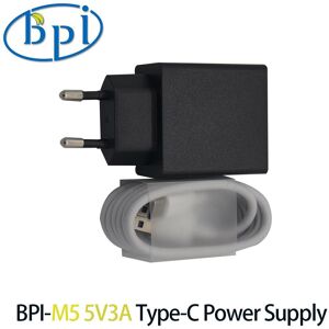 Banana Pi BPI-M5 5V3A Charger +Type-C Cable Power Adapter EU ,US Optional