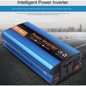 watch Intelligent Car Inverter Adapter 500W 12/24/36/48V to 220V Power Converter Effective Over-current Protection