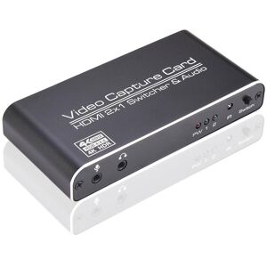 NK-X6 MI to USB3.0 Video Capture Card 4K 1080P MI 2-in-1 Switcher&Audio Compatible with