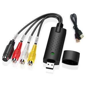 Dr.k USB 2.0 Video Capture Card Easy Cap Video Audio Converter TV DVD VHS Audio Capture Adapter Card TV Video DVR