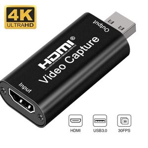 Unique Places 1Pcs Hdmi To Usb 3.0 Definition 4K Recording Video Capture Card Audio Capture Adapter